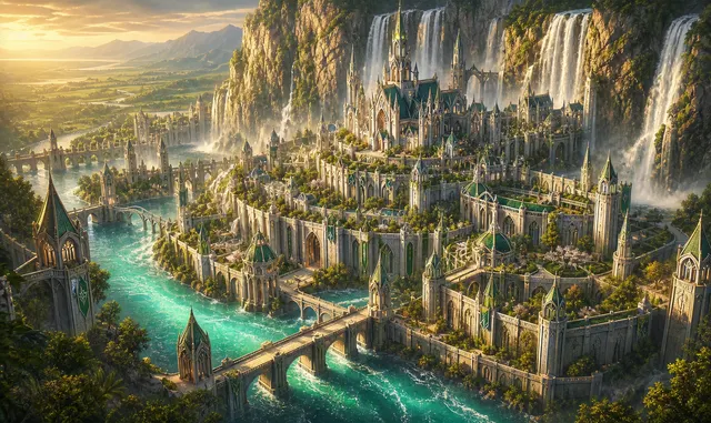 Dromodus, the city of warrior elves