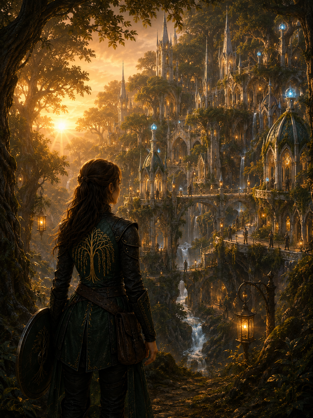 Elarith, the largest elven city in Nion