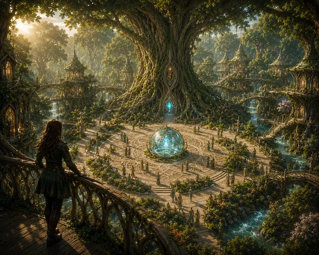 Zenodus, a city grown with the forest